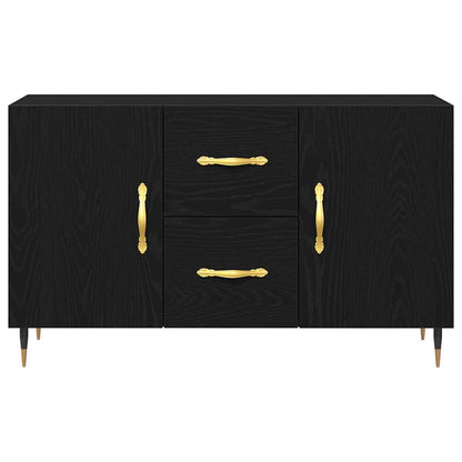 Sideboard Black Oak 100 x 36 x 60 cm Engineered Wood