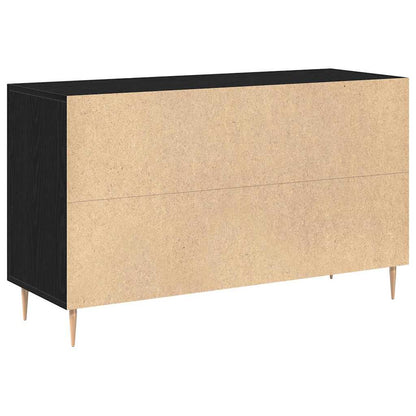 Sideboard Black Oak 100 x 36 x 60 cm Engineered Wood