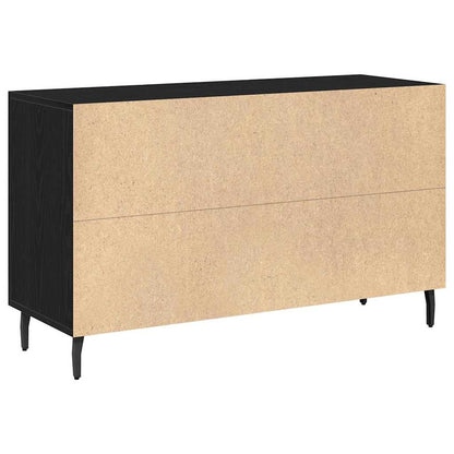 Sideboard Black Oak 100 x 36 x 60 cm Engineered Wood