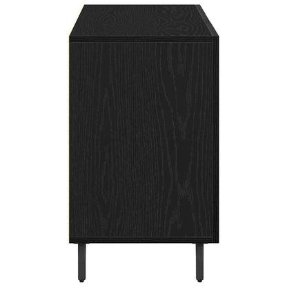 Sideboard Black Oak 100 x 36 x 60 cm Engineered Wood