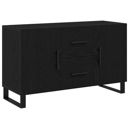Sideboard Black Oak 100 x 36 x 60 cm Engineered Wood