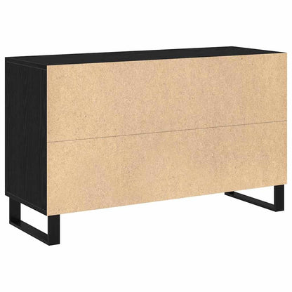 Sideboard Black Oak 100 x 36 x 60 cm Engineered Wood