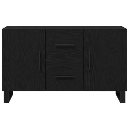 Sideboard Black Oak 100 x 36 x 60 cm Engineered Wood