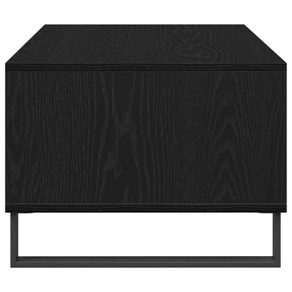 Coffee Table Black Oak 90 x 50 x 36.5 cm Engineered Wood