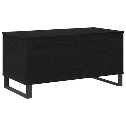 Coffee Table Black Oak 90 x 44.5 x 45 cm Engineered Wood