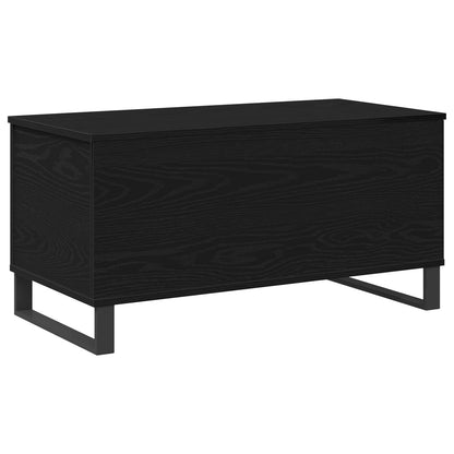 Coffee Table Black Oak 90 x 44.5 x 45 cm Engineered Wood
