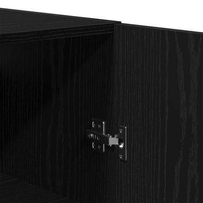 Wall-mounted Cabinet Wall-mounted Black Oak 69.5 x 34 x 180 cm