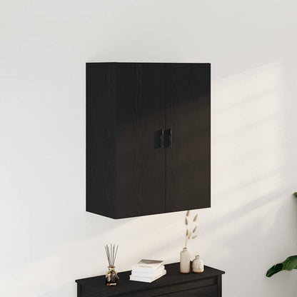 Wall-mounted Cabinet Wall-mounted Black Oak 69.5 x 34 x 180 cm