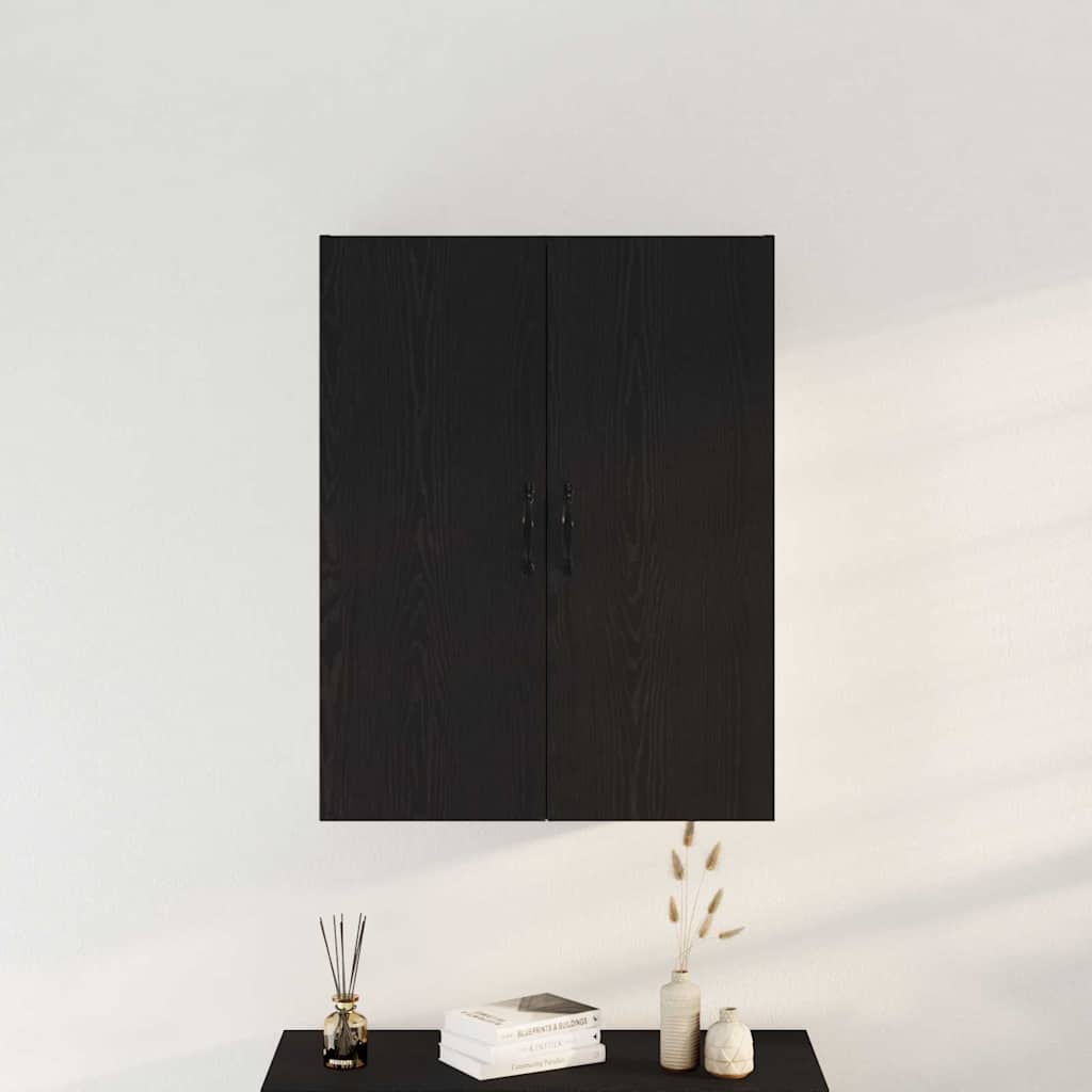 Wall-mounted Cabinet Wall-mounted Black Oak 69.5 x 34 x 180 cm