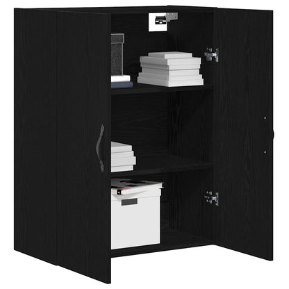Wall-mounted Cabinet Wall-mounted Black Oak 69.5 x 34 x 180 cm