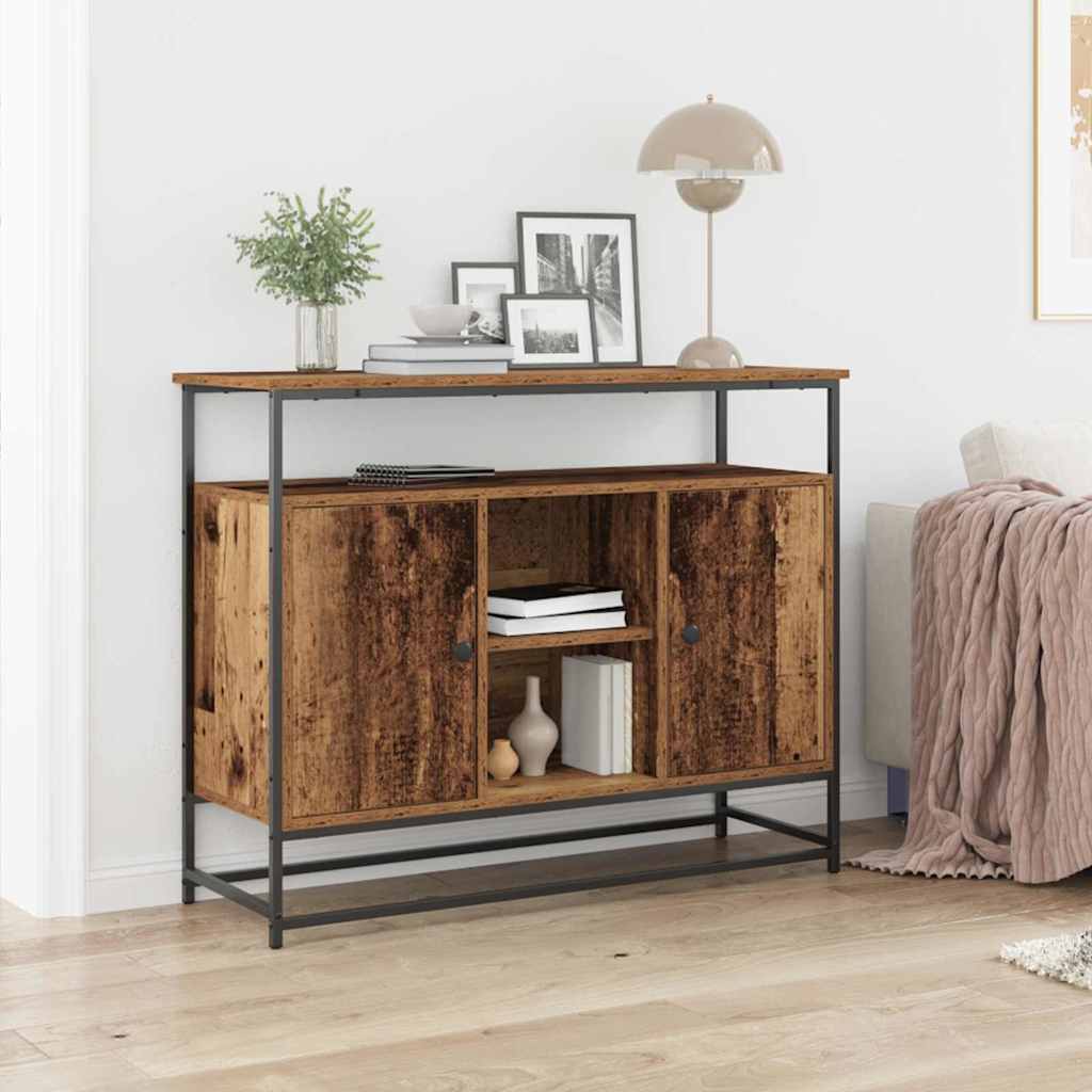Sideboard Old Wood 100 x 35 x 80 cm Engineered Wood