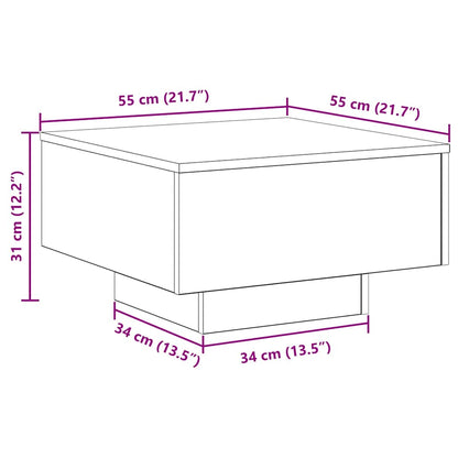 Coffee Table Artisan Oak 55 x 55 x 31 cm