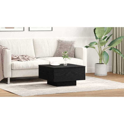 Coffee Table Black Oak 55 x 55 x 31 cm