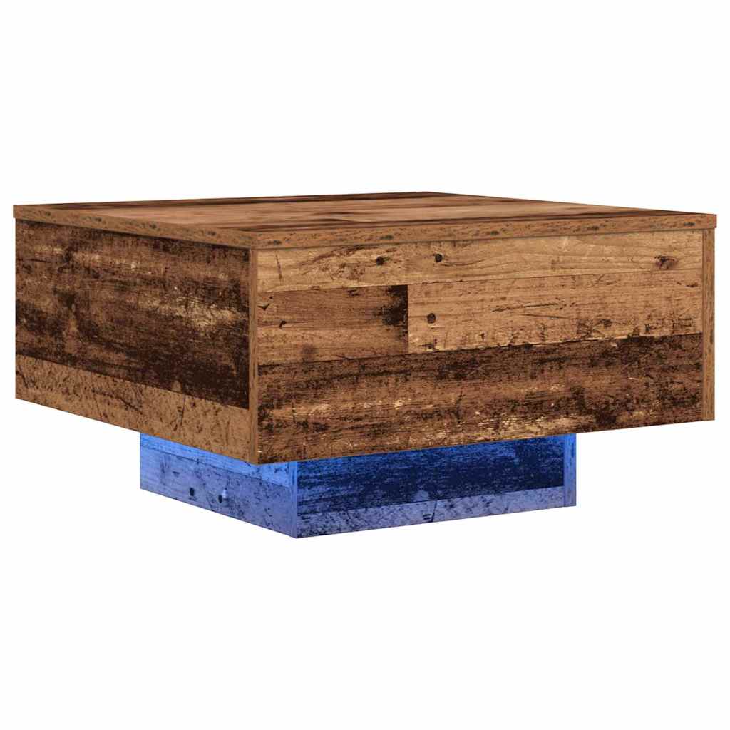 Coffee Table Old Wood 55 x 55 x31 cm Engineered Wood