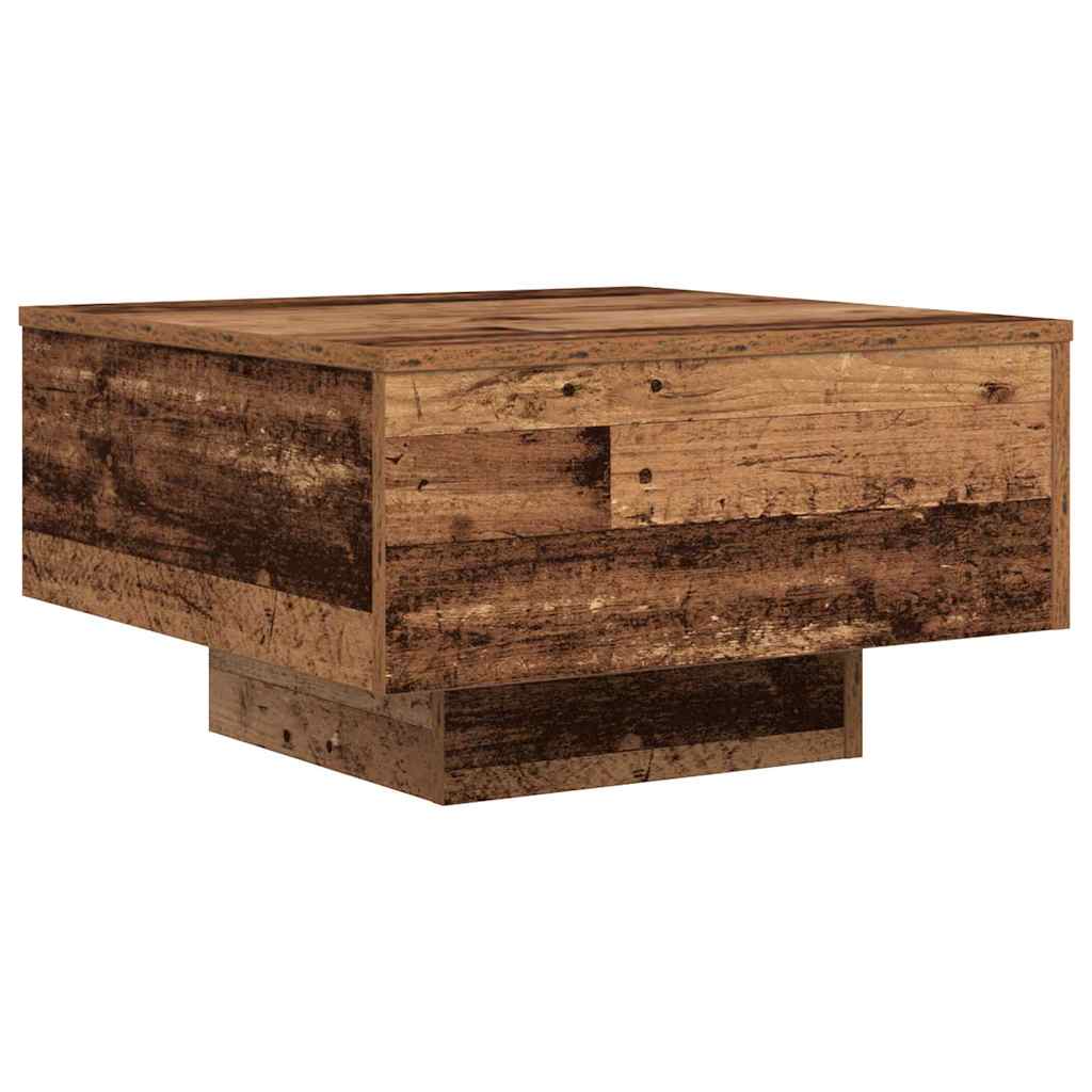 Coffee Table Old Wood 55 x 55 x31 cm Engineered Wood