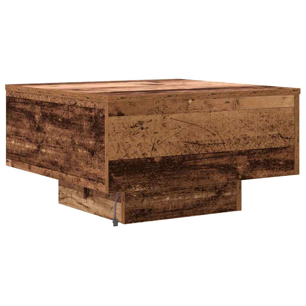 Coffee Table Old Wood 55 x 55 x31 cm Engineered Wood