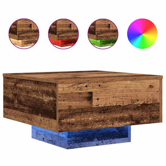Old Wood 55 x 55 x31 cm Engineered Wood