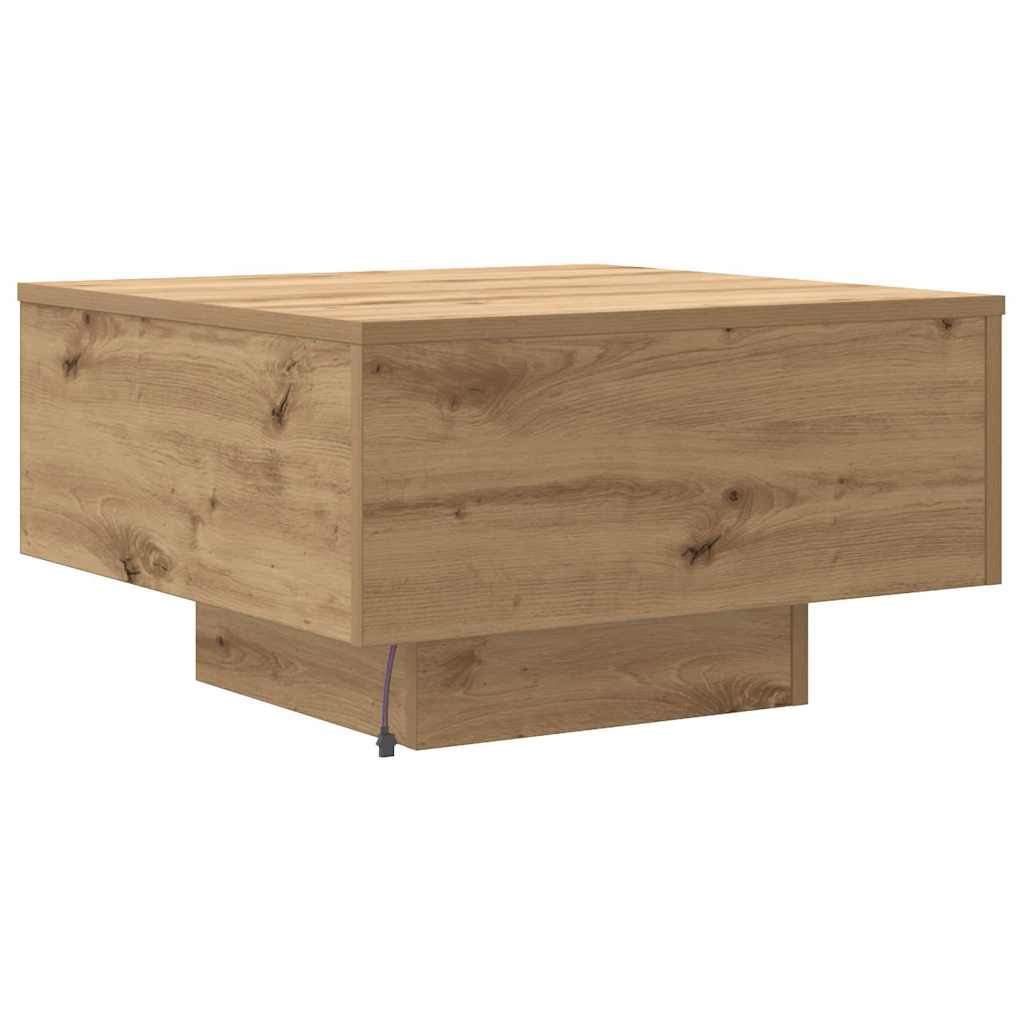 Coffee Table Artisan Oak 55 x 55 x31 cm Engineered Wood