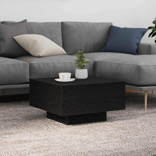 Black Oak 55 x 55 x31 cm Engineered Wood