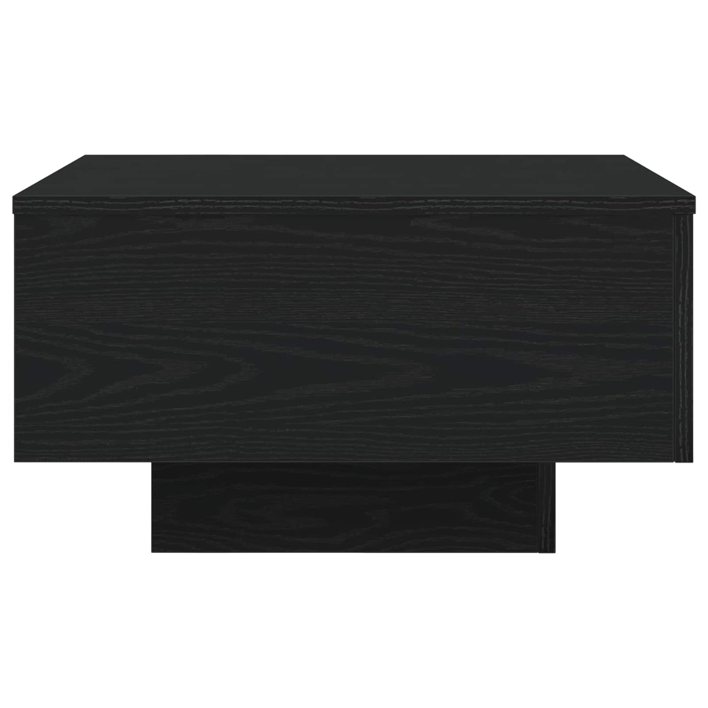 Coffee Table Black Oak 55 x 55 x31 cm Engineered Wood