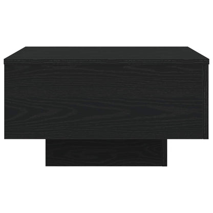 Coffee Table Black Oak 55 x 55 x31 cm Engineered Wood