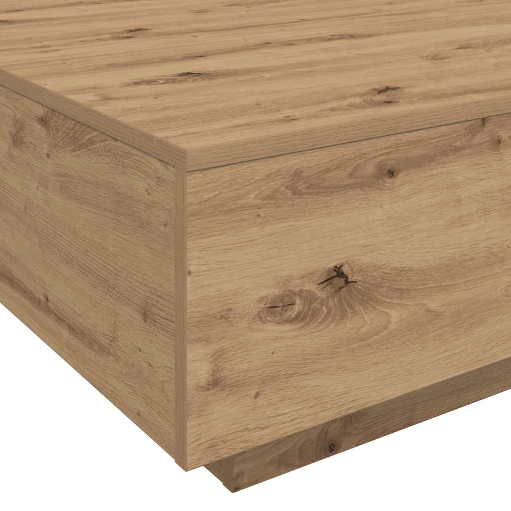 Coffee Table Artisan Oak 80 x 80 x 31 cm Engineered Wood