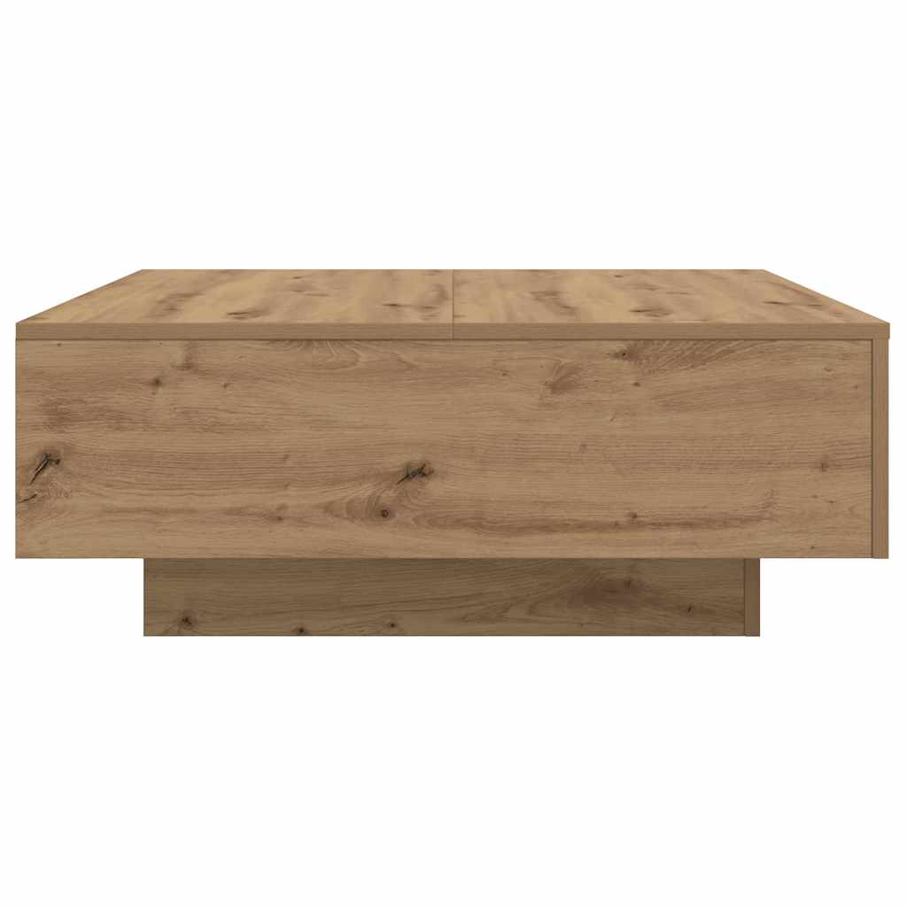 Coffee Table Artisan Oak 80 x 80 x 31 cm Engineered Wood