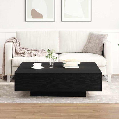 Coffee Table Black Oak 100 x 100 x 31 cm