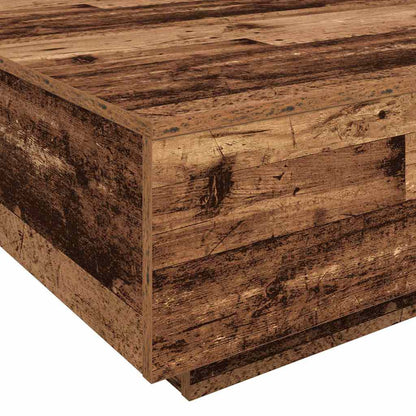 Coffee Table Old Wood 100 x 100 x 31 cm Engineered Wood