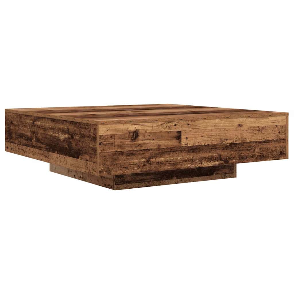 Coffee Table Old Wood 100 x 100 x 31 cm Engineered Wood
