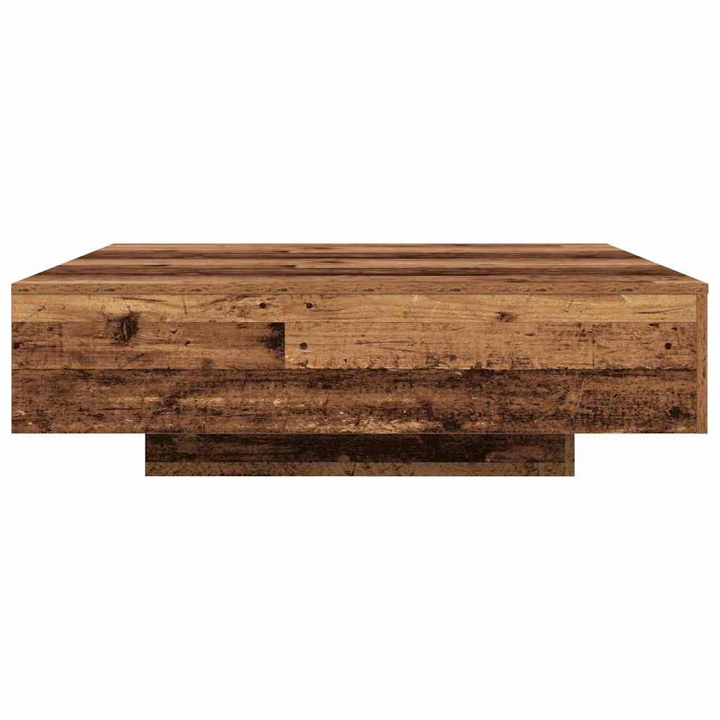 Coffee Table Old Wood 100 x 100 x 31 cm Engineered Wood