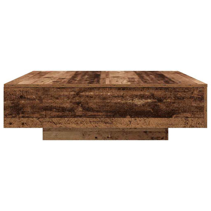 Coffee Table Old Wood 100 x 100 x 31 cm Engineered Wood