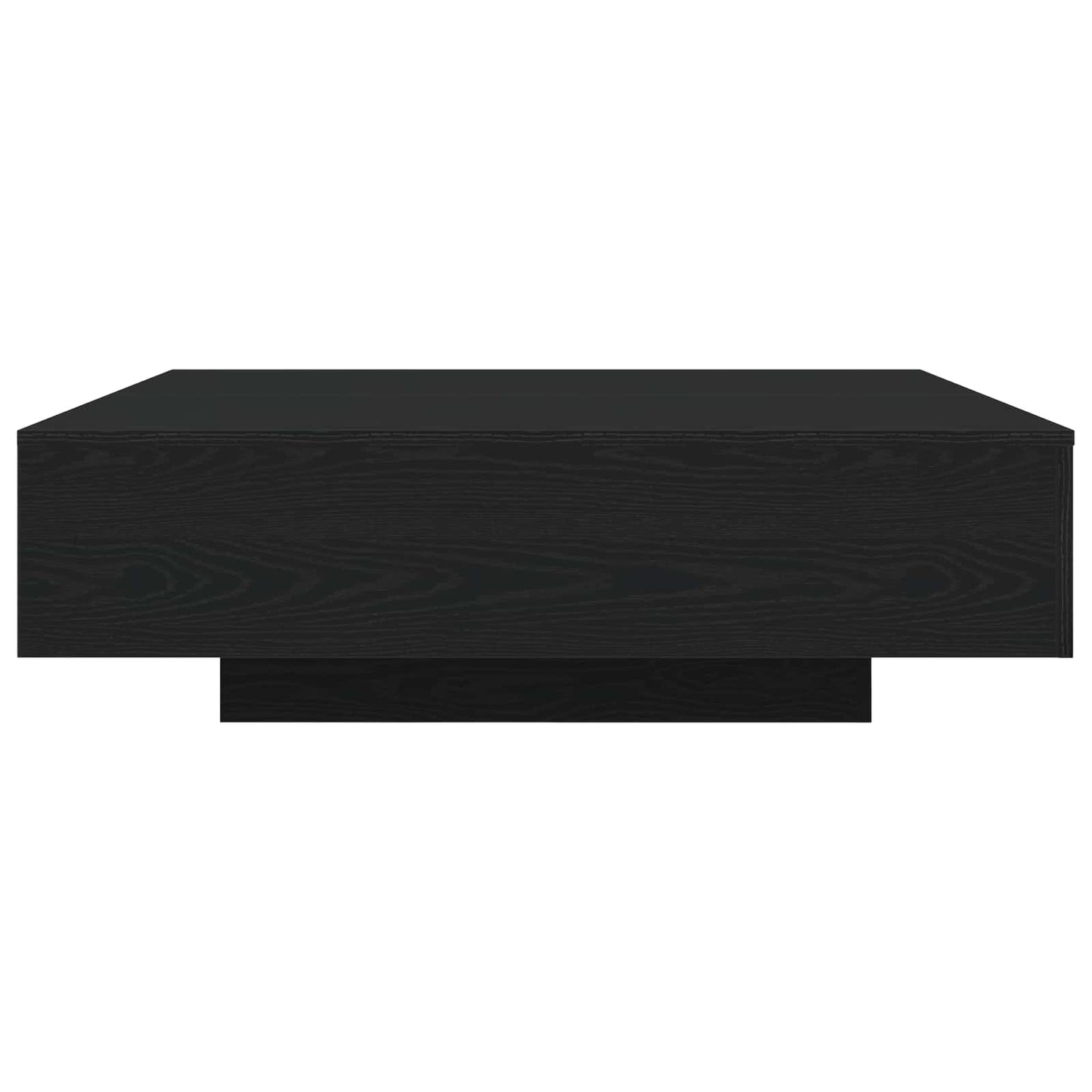Coffee Table Black Oak 100 x 100 x 31 cm Engineered Wood