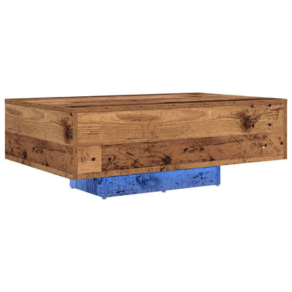 Coffee Table Old Wood 85 x 55 x 31 cm Engineered Wood