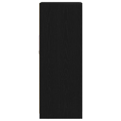 LED Sideboard Black 41 x 37 x 100 cm Engineered Wood