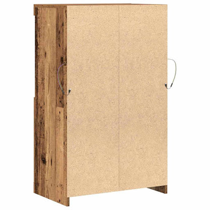 LED Sideboard Brown 60 x 37 x 100 cm Engineered Wood