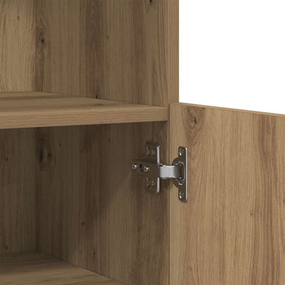 LED Sideboard Brown 60 x 37 x 100 cm Engineered Wood