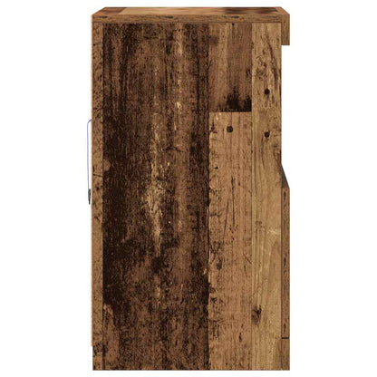 LED Sideboard Old Wood 41 x 37 x 67 cm Engineered Wood
