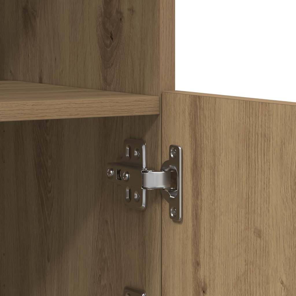 LED Sideboard Artisan Oak 41 x 37 x 100 cm Engineered Wood