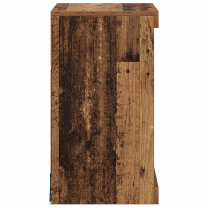 LED Sideboard Old Wood 41 x 37 x 67 cm Engineered Wood