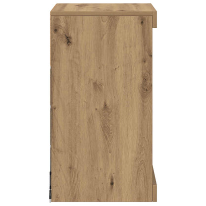 LED Sideboard Artisan Oak 41 x 37 x 67 cm Engineered Wood