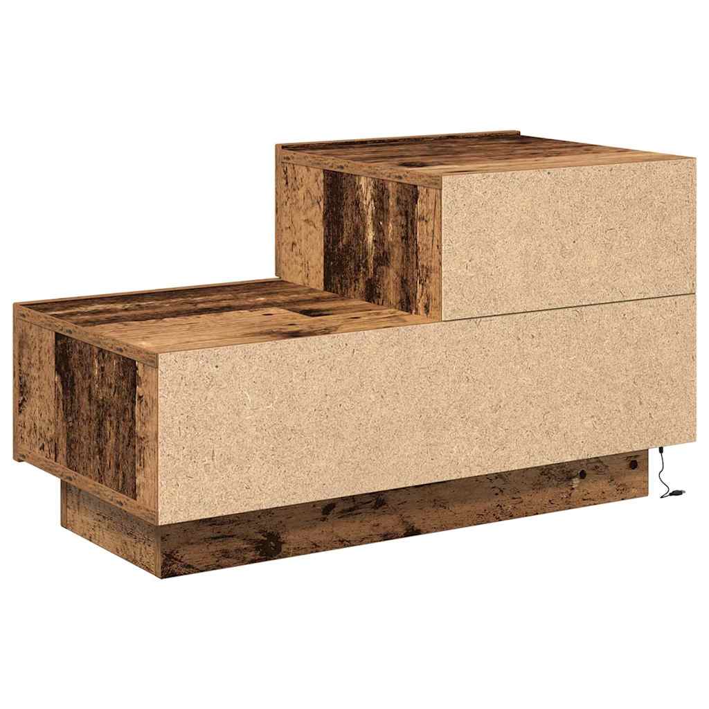 Bedside Cabinet Old Wood 70 x 36 x 40.5 cm Engineered Wood