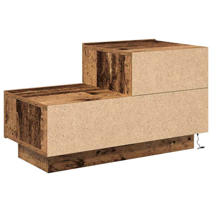 Bedside Cabinet Old Wood 70 x 36 x 40.5 cm Engineered Wood