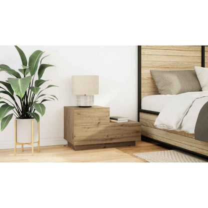 Bedside Cabinet Artisan Oak 70 x 36 x 40.5 cm Engineered Wood