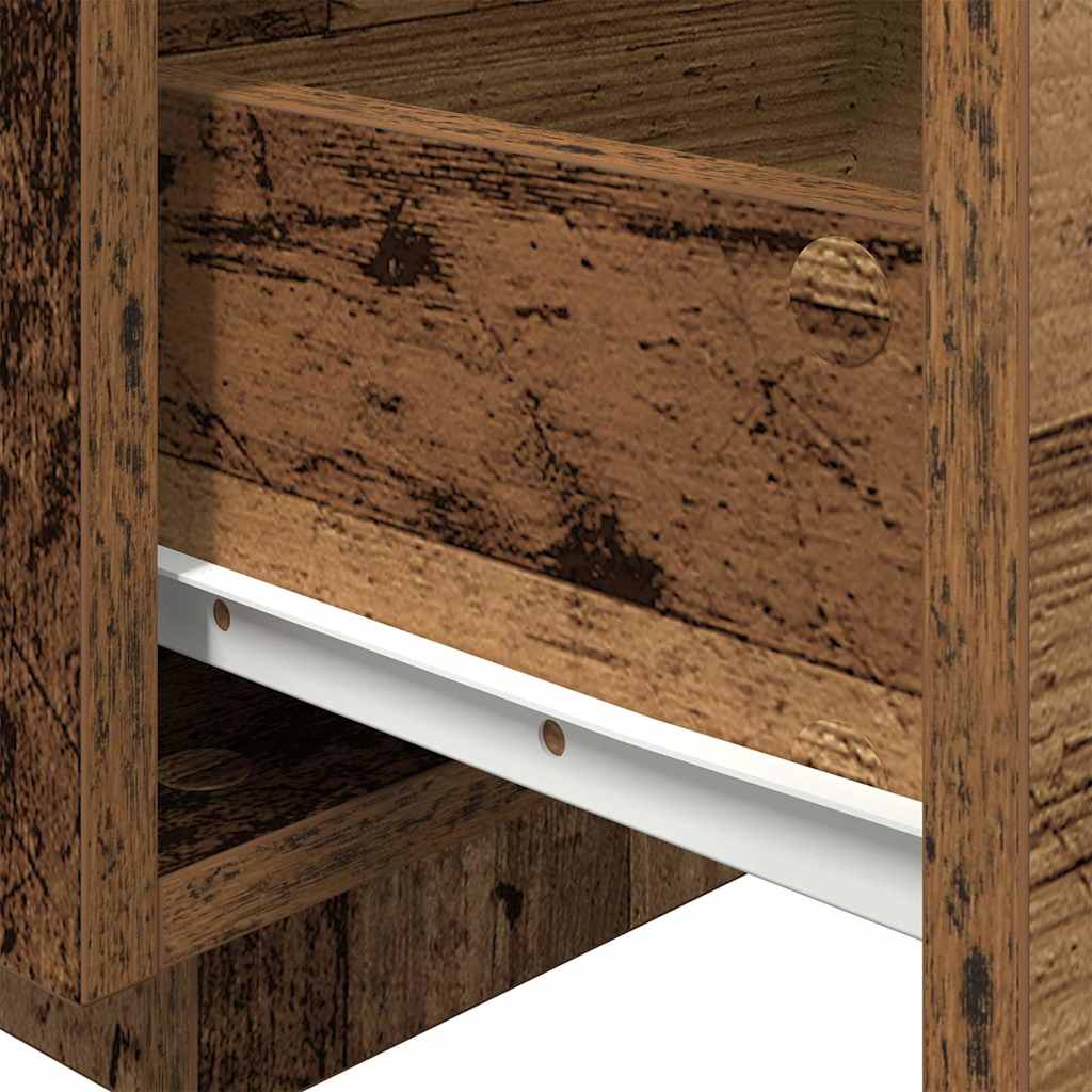 Bedside Cabinet Old Wood 40 x 39 x 37 cm Engineered Wood