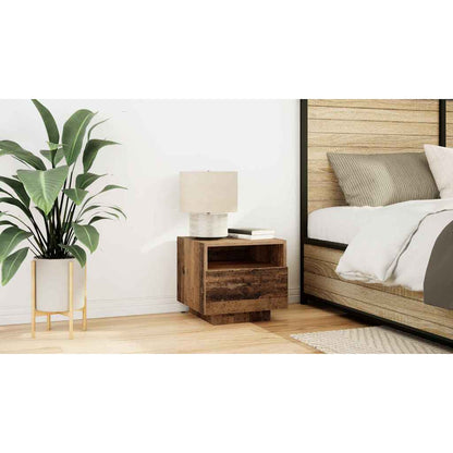 Bedside Cabinet Old Wood 40 x 39 x 37 cm Engineered Wood