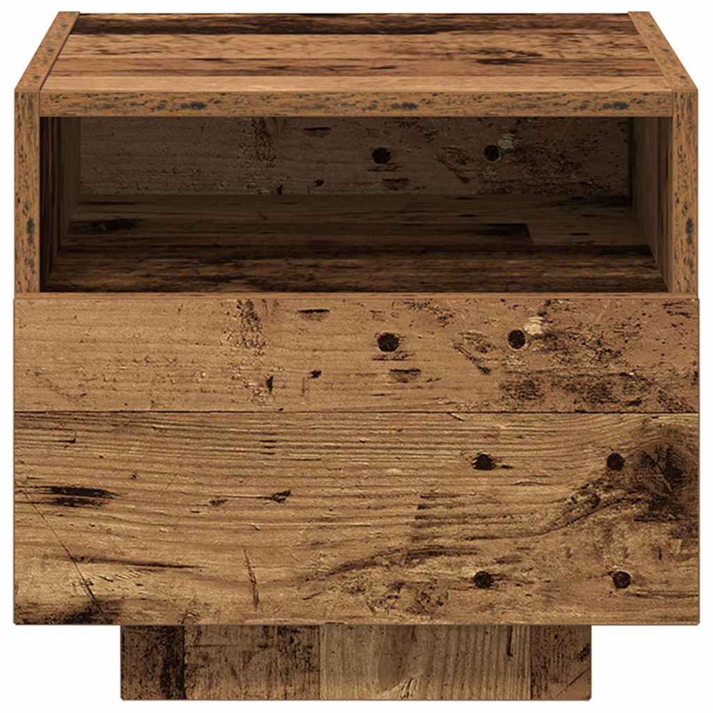 Bedside Cabinet Old Wood 40 x 39 x 37 cm Engineered Wood