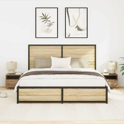 Bedside Cabinet with Drawer 2 pcs Artisan Oak 40 x 39 x 37 cm