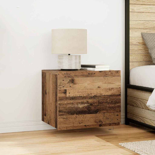 Bedside Cabinet Old Wood 50 x 39 x 41 cm Engineered Wood