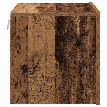Bedside Cabinet 2 pcs Old Wood 50 x 39 x 41 cm Engineered Wood